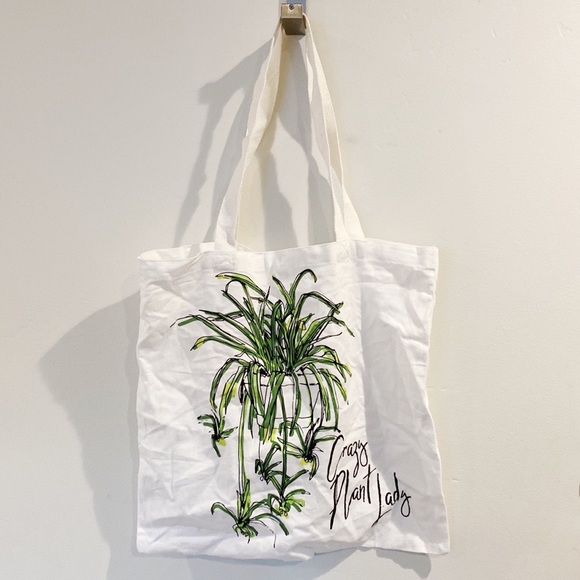 TAG Canvas Tote Crazy Plant Lady - Picture 3 of 7